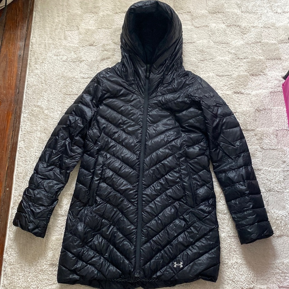 Under Armour Knee-Length Down Jacket - image 1